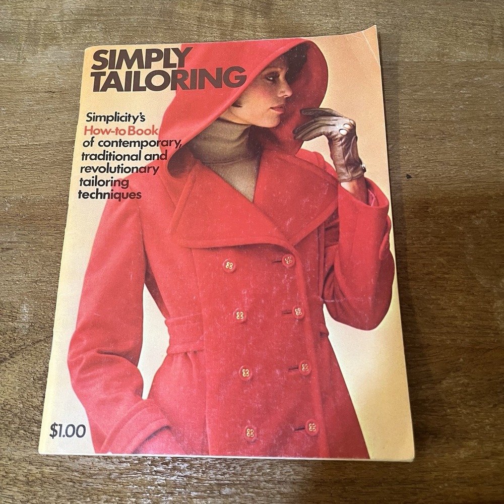 Vintage‎ 1970s Simplicity Simply Tailoring How-To Sewing Book Guide Techniques